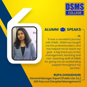 Alumni Speaks Rupa Choudhuri