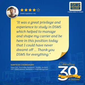 Review Kantesh Chowdhury,BHMCT