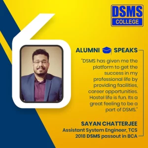 Alumni Speaks - Sayan Chatterjee BCA